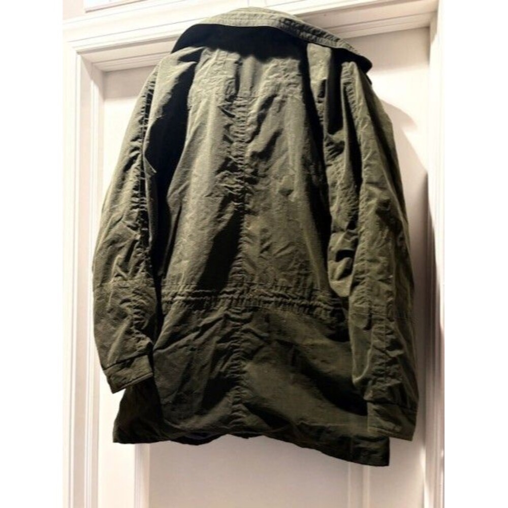 Vintage NORSKA Green Ski Hike Full Zip Snaps Parka Mens Size Medium Nordic - Picture 14 of 16